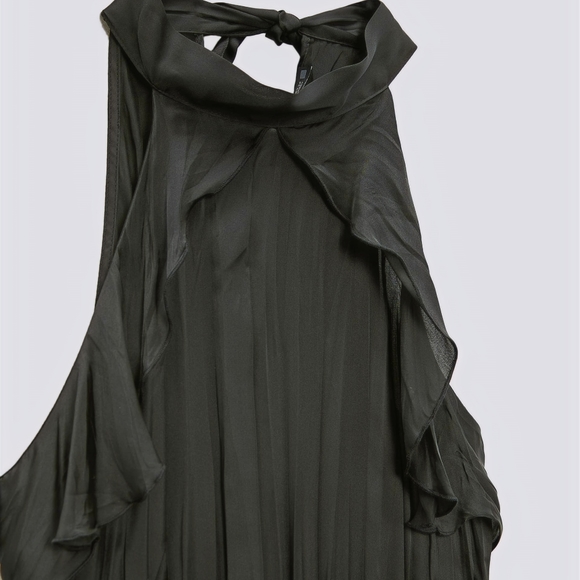 Zara ruffled jumpsuit black sizes M & L - Picture 3 of 5